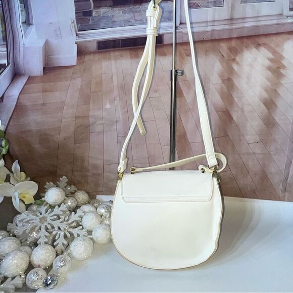 Katie Loxton London Leather Crossbody White Small - Picture 4 of 13